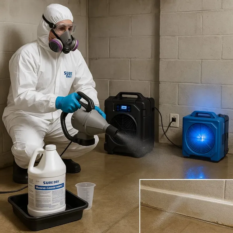 Sanitization and Odor Removal process in Pearsall, TX
