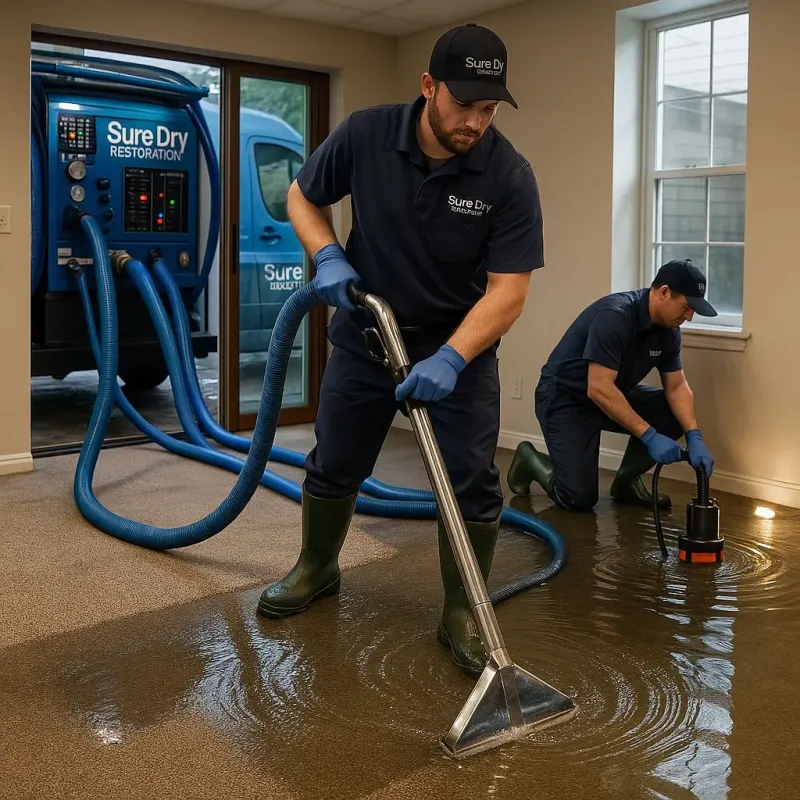 Water Extraction and Removal process in Pearsall, TX
